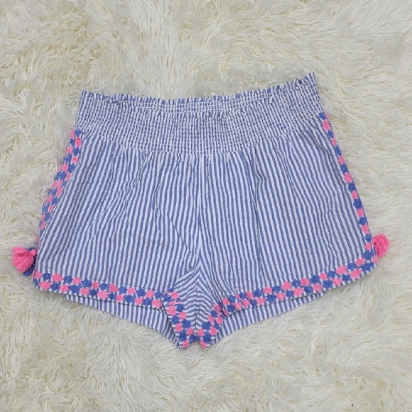 Vineyard Vines Pants - Vineyard Vines Blue and Pink High Waist Shorts